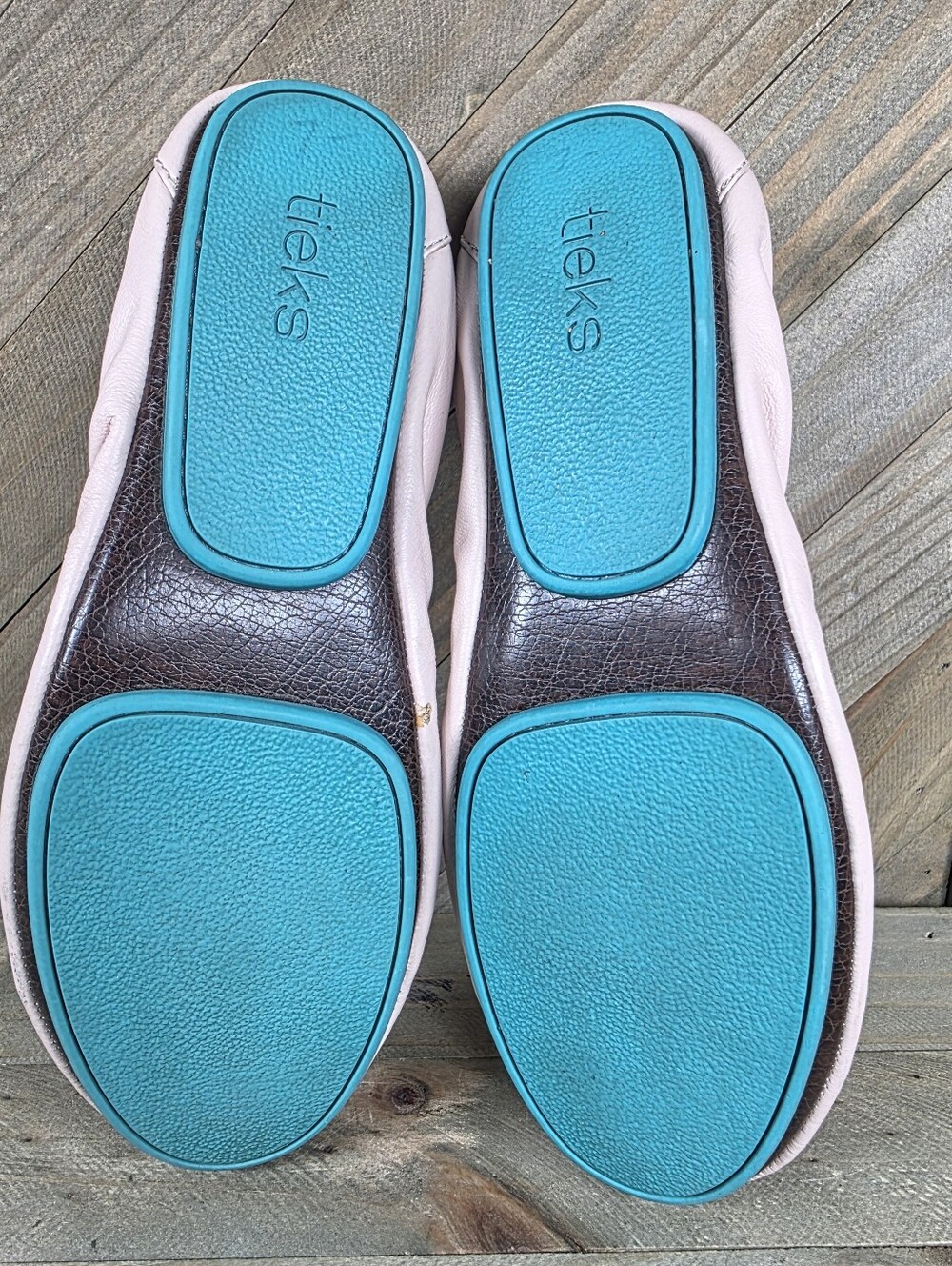 Tieks by Gavrieli Ballet Flats Womens Size 8 Ballerina Pink Leather Foldable - Picture 6 of 7
